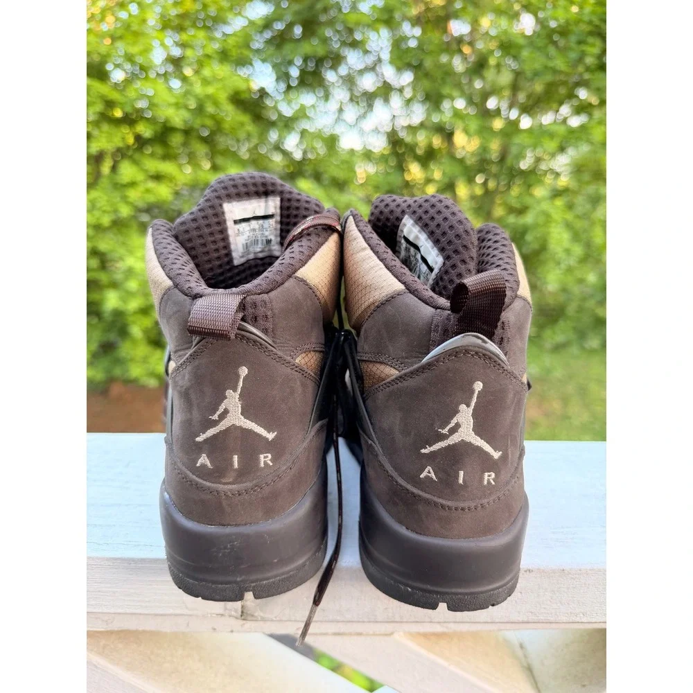 Jordan Flight 45 TRK Velvet Brown Khaki Boots Mens Sneakers 467927-204